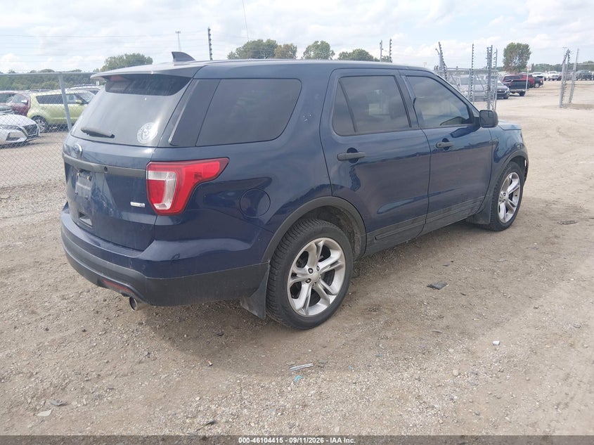 Vin: 1fm5k8ar4ggc37597, lot: 46604073, ford utility police interceptor 20164
