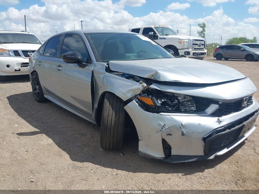 Vin: 2hgfe4f85th317435, lot: 46604077, honda civic hybrid sport/sport touring 2026 img_1