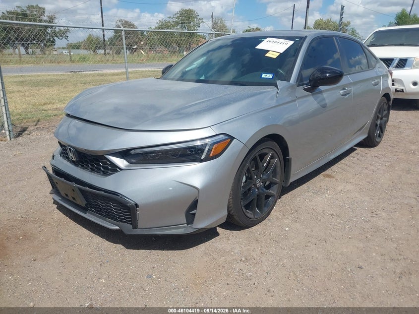 Vin: 2hgfe4f85th317435, lot: 46604077, honda civic hybrid sport/sport touring 20262