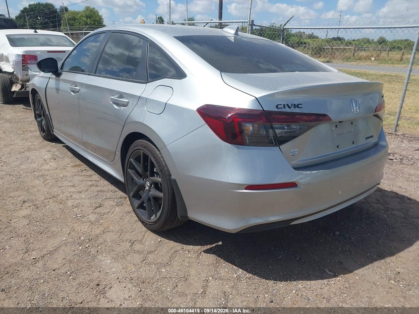 Vin: 2hgfe4f85th317435, lot: 46604077, honda civic hybrid sport/sport touring 20263