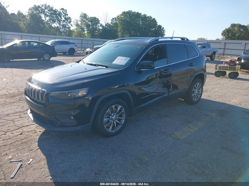 2019 Jeep Cherokee, Левый бок, IAAI, VIN 1C4PJLLX9KD242688 — фото 2