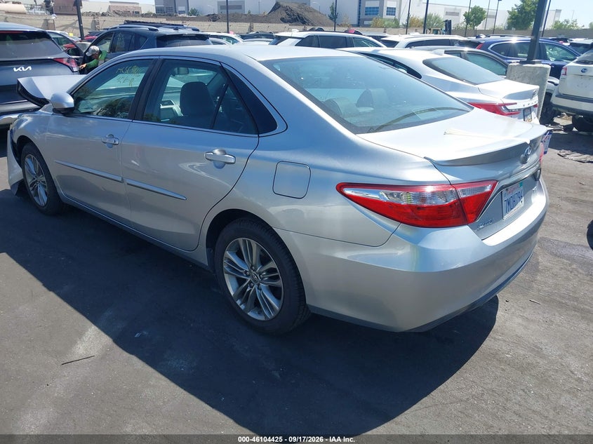 Vin: 4t1bf1fk2fu994265, lot: 46604083, toyota camry se 20153