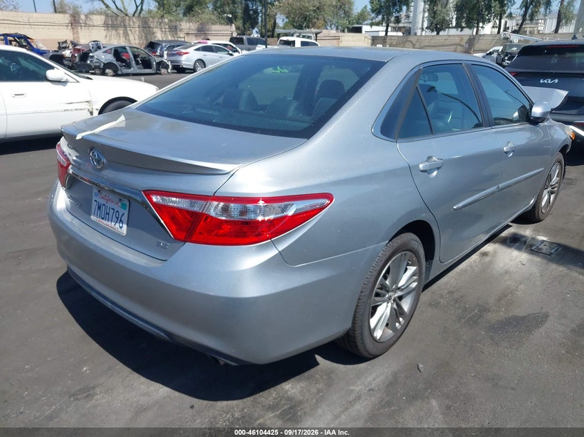Vin: 4t1bf1fk2fu994265, lot: 46604083, toyota camry se 20154