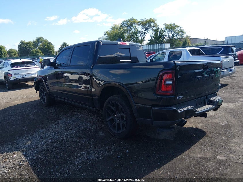 Vin: 1c6srfjp7sn753924, lot: 46604085, ram 1500 laramie  4x4 5'7 box 20253