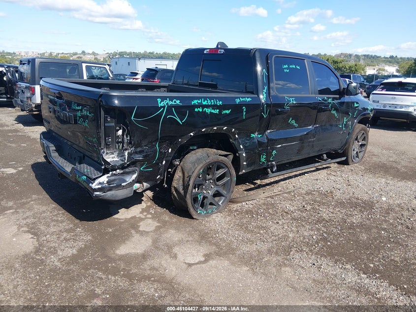 Vin: 1c6srfjp7sn753924, lot: 46604085, ram 1500 laramie  4x4 5'7 box 20254