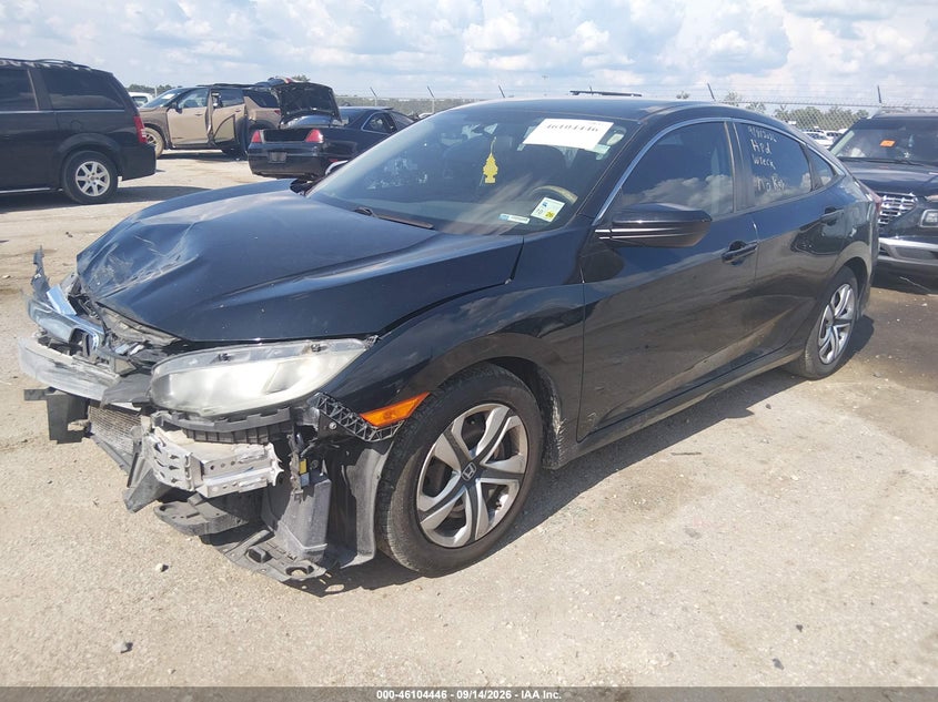 Vin: 19xfc2f57he082750, lot: 46604104, honda civic lx 20172