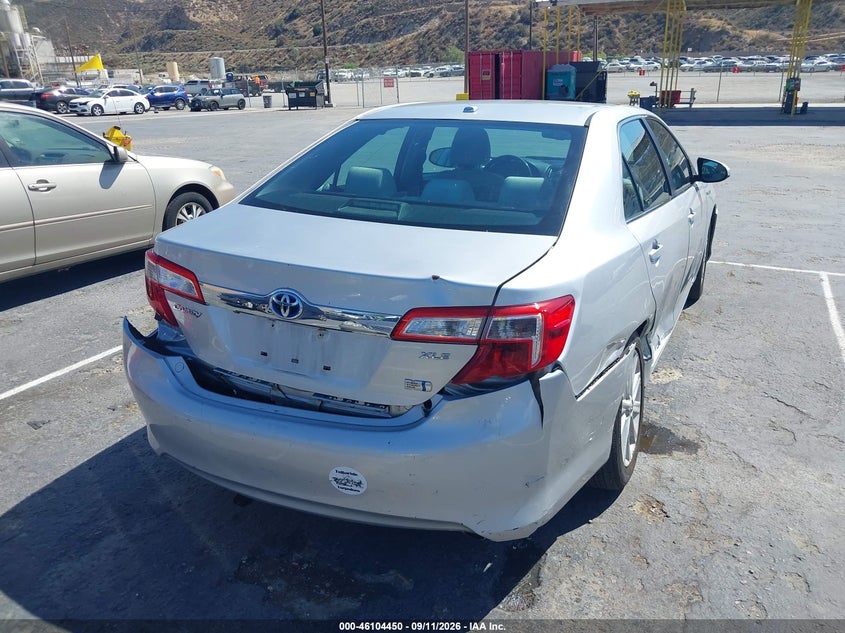 Vin: 4t1bd1fk8eu134696, lot: 46604108, toyota camry hybrid xle 20144