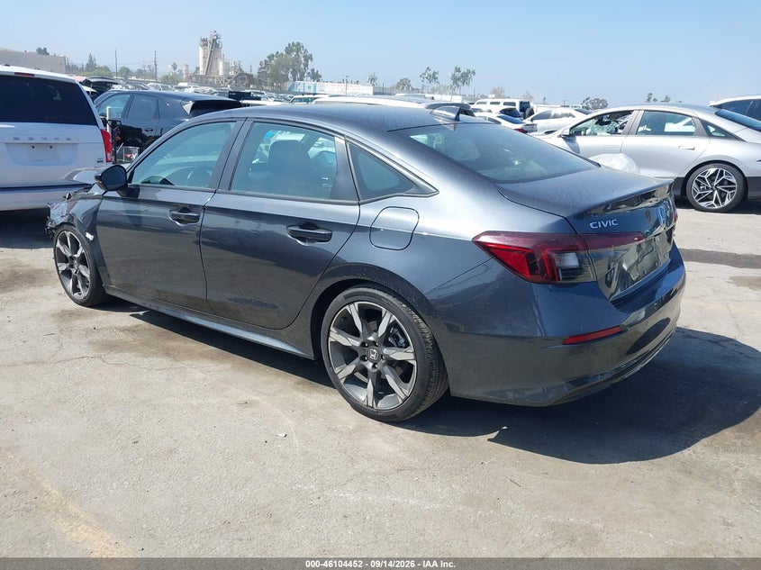 Vin: 2hgfe4f81sh315809, lot: 46604110, honda civic hybrid sport/sport touring 20253