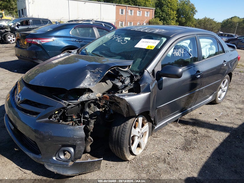 Vin: 2t1bu4ee3cc866911, lot: 46604123, toyota corolla s 20122