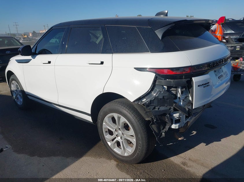 Vin: salzj2fx0lh064753, lot: 46604125, land rover range rover evoque s 20203