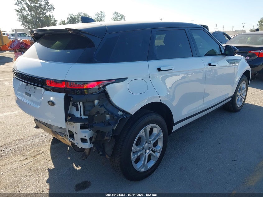 Vin: salzj2fx0lh064753, lot: 46604125, land rover range rover evoque s 20204