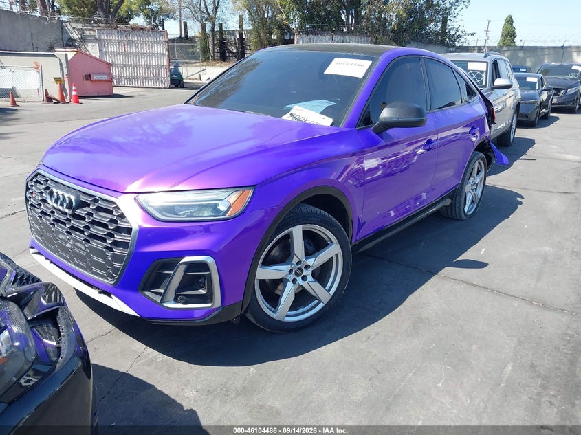 Vin: wa114afy7n2110920, lot: 46604144, audi sq5 sportback premium tfsi quattro tiptronic 20222