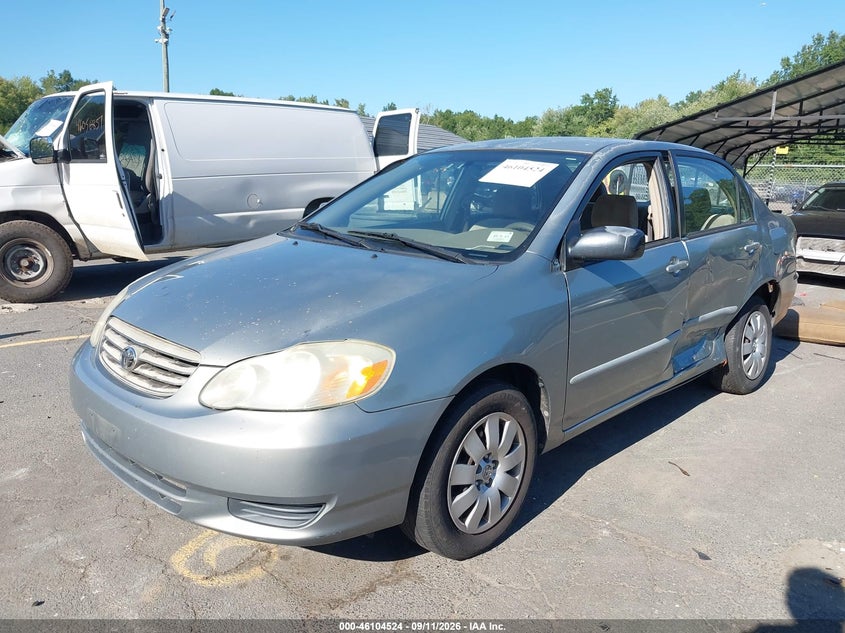 2003 Toyota Corolla, Left Side, IAAI, VIN 2T1BR32E43C045574 — photo 2