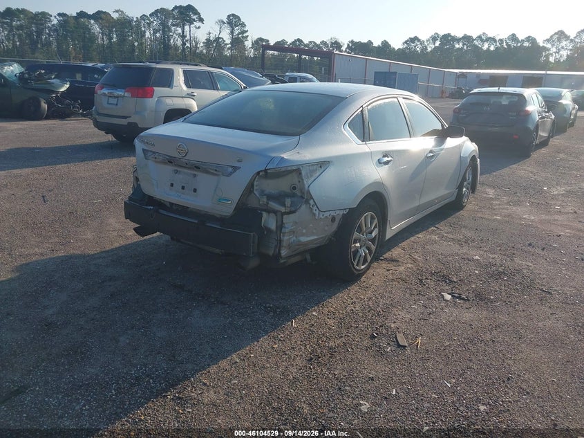 Vin: 1n4al3apxdn554959, lot: 46604187, nissan altima 2.5 s 20134