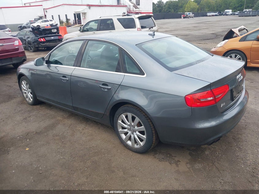 Vin: waubfafl6dn036585, lot: 46604199, audi a4 2.0t premium 20133