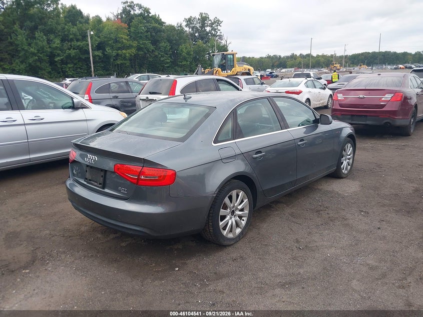 Vin: waubfafl6dn036585, lot: 46604199, audi a4 2.0t premium 20134