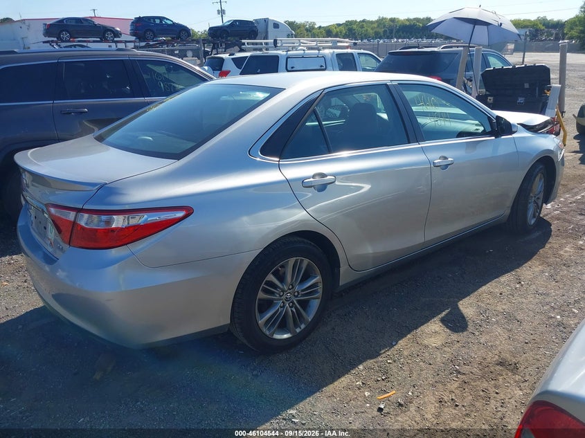 Vin: 4t1bf1fk6gu186549, lot: 46604202, toyota camry se 20164