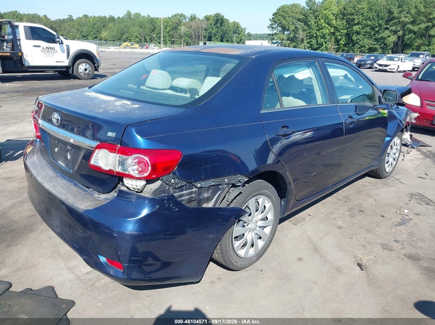 Vin: 5yfbu4ee0dp195277, lot: 46604229, toyota corolla le 20134