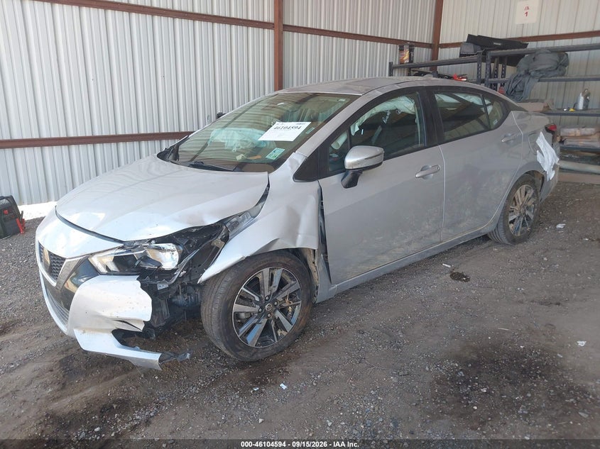 Vin: 3n1cn8ev5ml871523, lot: 46604252, nissan versa sv xtronic cvt 20212