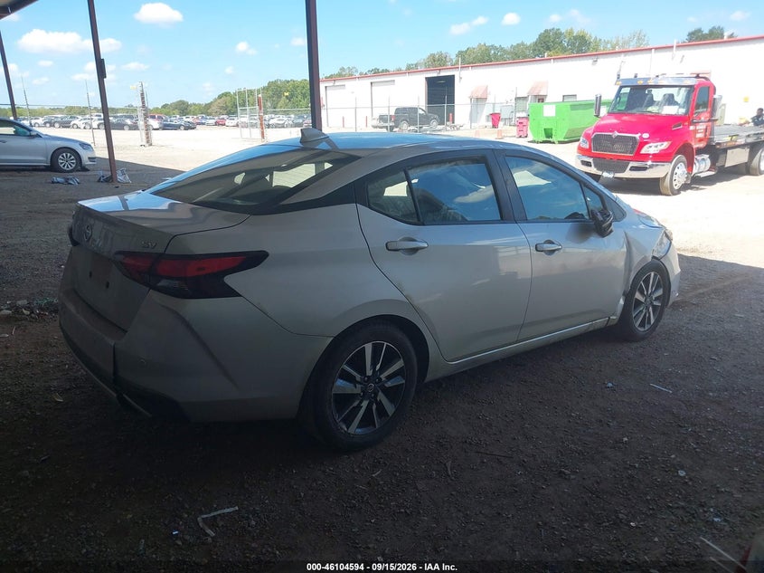 Vin: 3n1cn8ev5ml871523, lot: 46604252, nissan versa sv xtronic cvt 20214