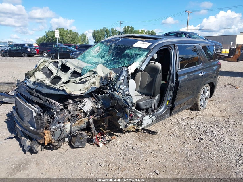 Vin: km8r3dhe7lu090844, lot: 46604262, hyundai palisade sel 20202