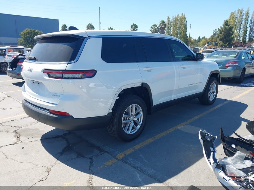Vin: 1c4rjjag7t8568063, lot: 46604273, jeep grand cherokee l laredo 4x2 20264