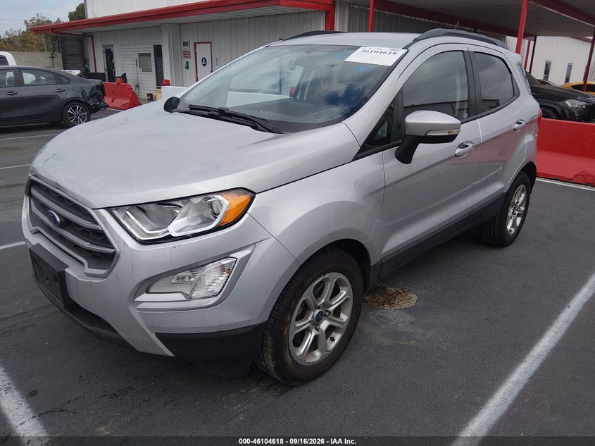 2018 Ford Ecosport Se, Удар спереди, IAAI, VIN MAJ3P1TE6JC244702 — фото 2
