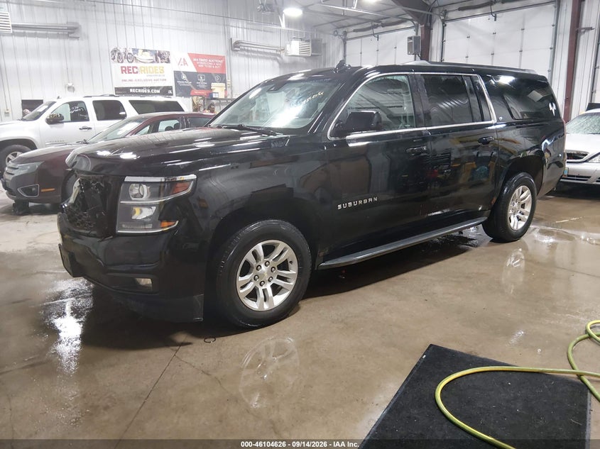 Vin: 1gnskhkc6gr334443, lot: 46604284, chevrolet suburban lt 20162