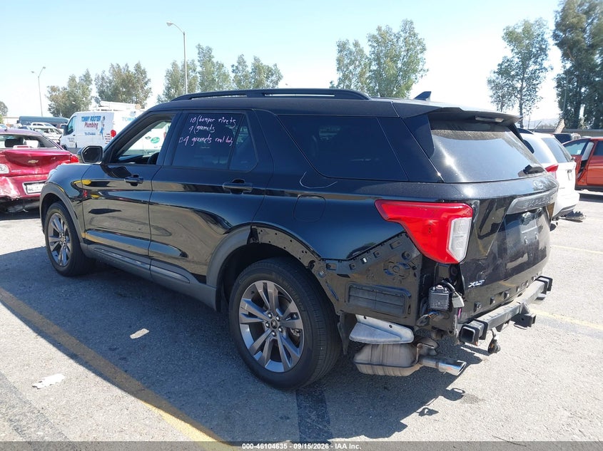 Vin: 1fmsk8dh1ngb44006, lot: 46604293, ford explorer xlt 20223