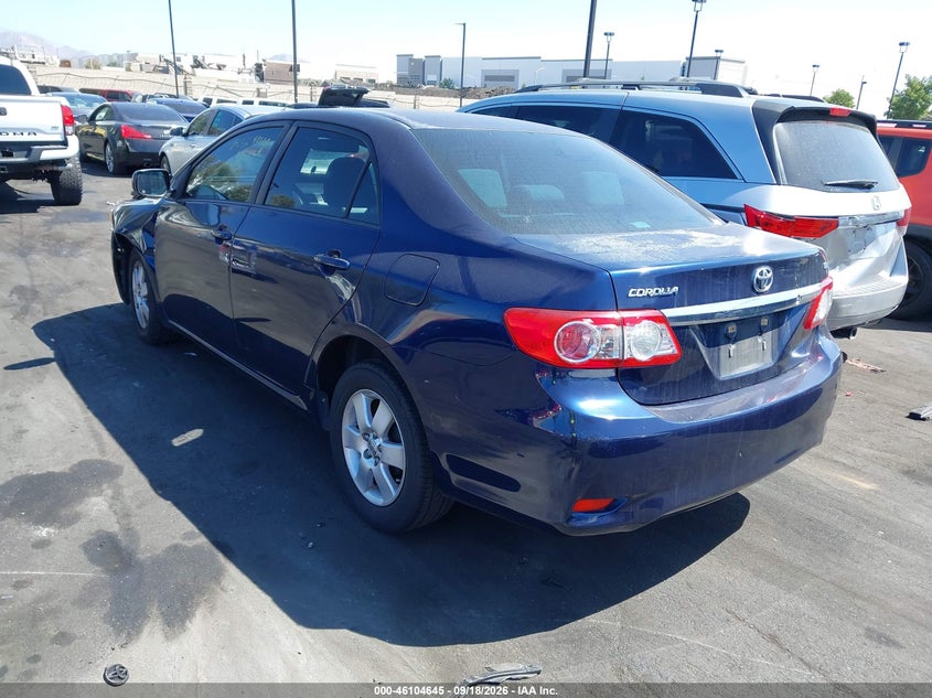 Vin: jtdbu4ee3b9126960, lot: 46604304, toyota corolla le 20113
