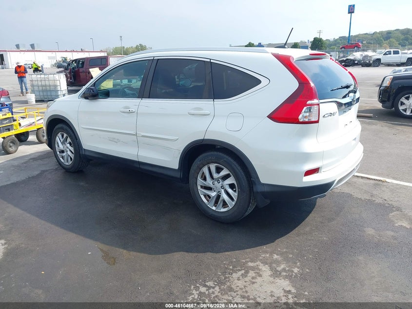 Vin: 5j6rm4h72fl132473, lot: 46604325, honda cr-v ex-l 20153
