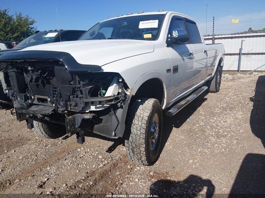 Vin: 3c6td5kt8cg189235, lot: 46604327, ram 2500 laramie 20122