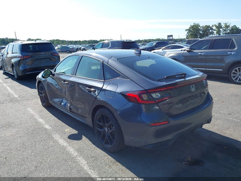 Vin: jhmfl4h82tx001809, lot: 46604330, honda civic hybrid sport 20263