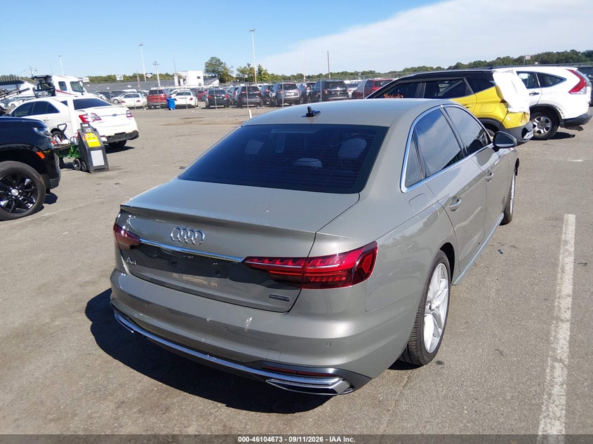 Vin: waueaaf43rn010991, lot: 46604331, audi a4 premium plus 45 tfsi s line quattro s tronic 20244