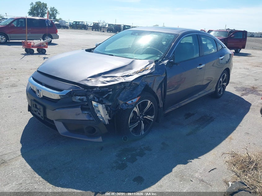 Vin: 19xfc1f92ge004758, lot: 46604359, honda civic touring 20162