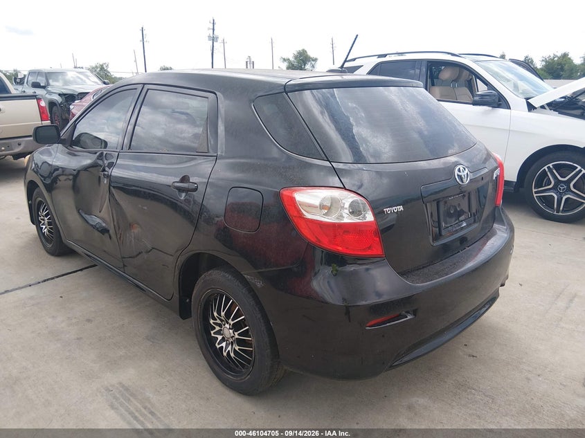 Vin: 2t1ku4ee7ac398663, lot: 46604363, toyota matrix 20103