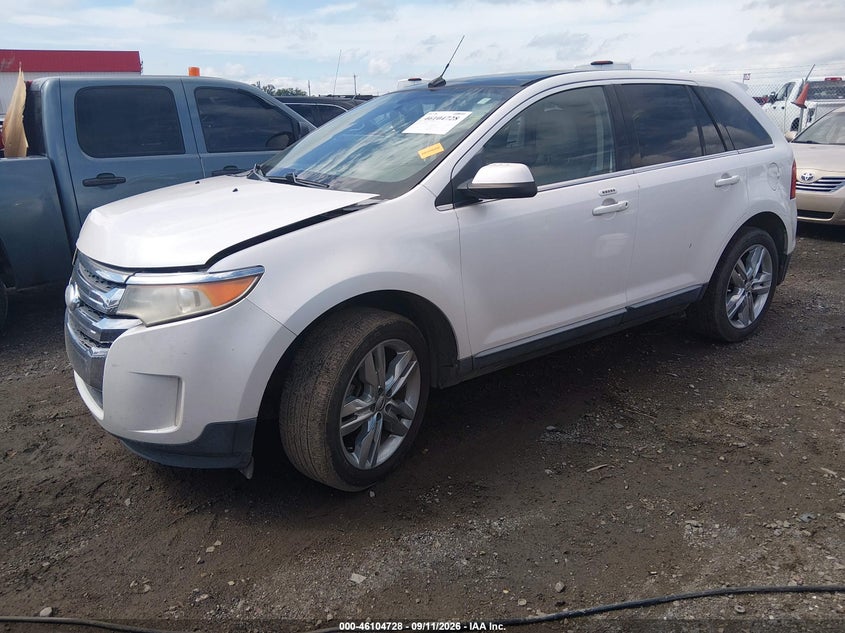 Vin: 2fmdk3kc8bbb40590, lot: 46604387, ford edge limited 20112