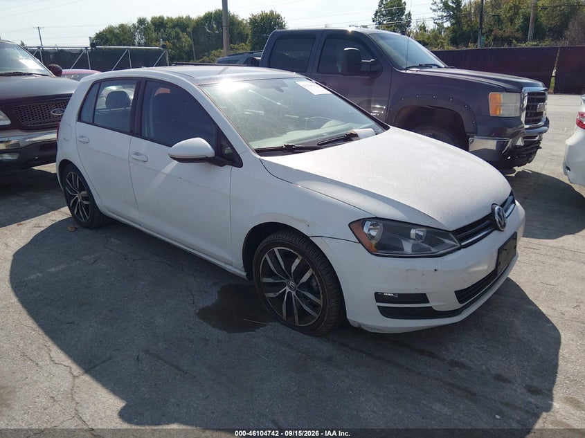 2015 VOLKSWAGEN GOLF auction photo 1