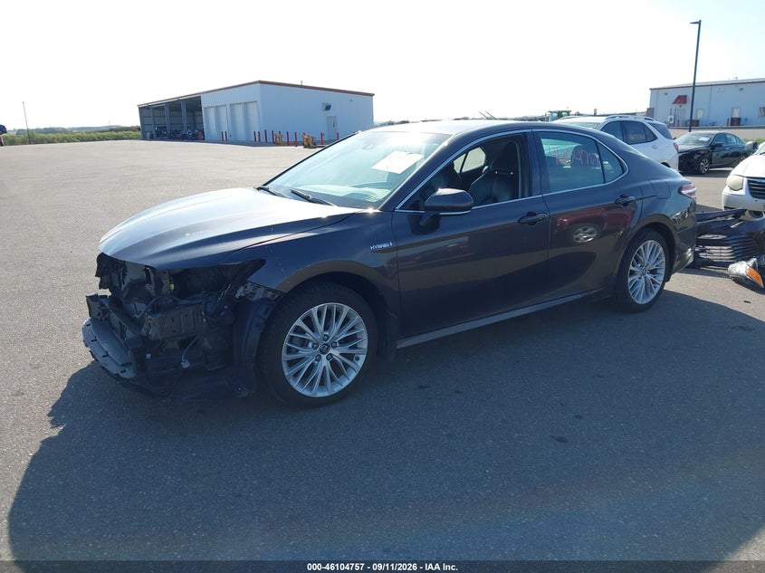 Vin: 4t1b21hk7ju509555, lot: 46604415, toyota camry hybrid xle 20182