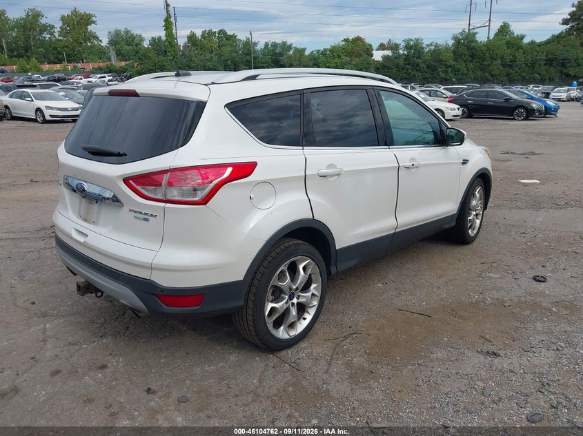 Vin: 1fmcu9j90eub68574, lot: 46604420, ford escape titanium 20144
