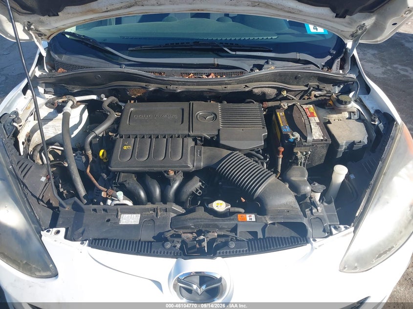 MAZDA MAZDA2 2012 VIN JM1DE1KZ4C0133370