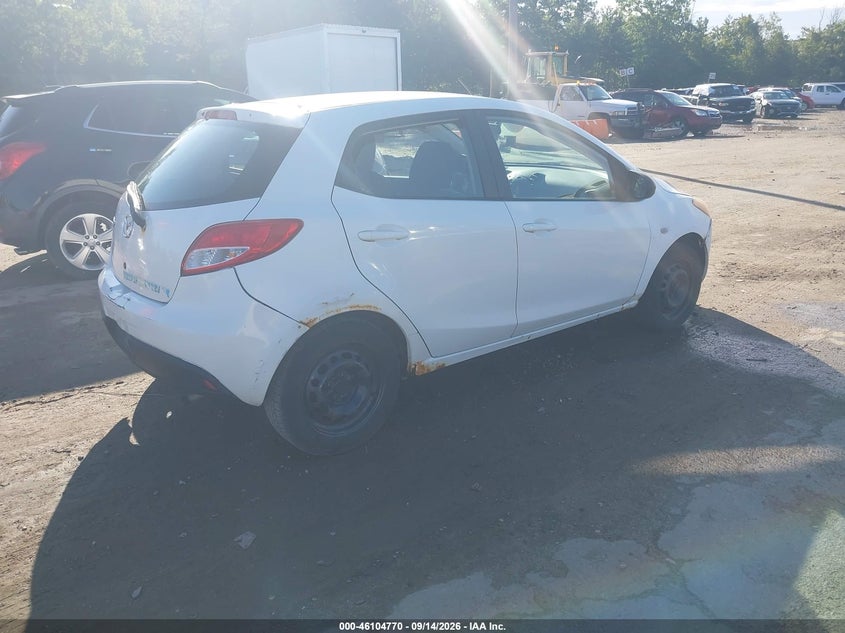 MAZDA MAZDA2 2012 VIN JM1DE1KZ4C0133370