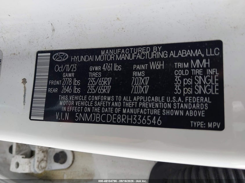 2024 HYUNDAI TUCSON SEL · Фото 9