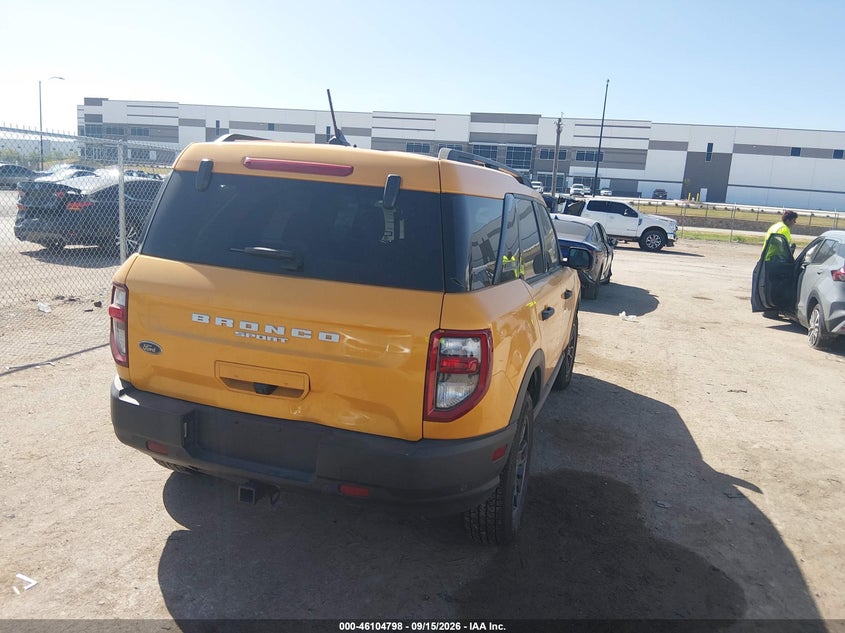 Vin: 3fmcr9b64prd30500, lot: 46604455, ford bronco sport big bend 20234