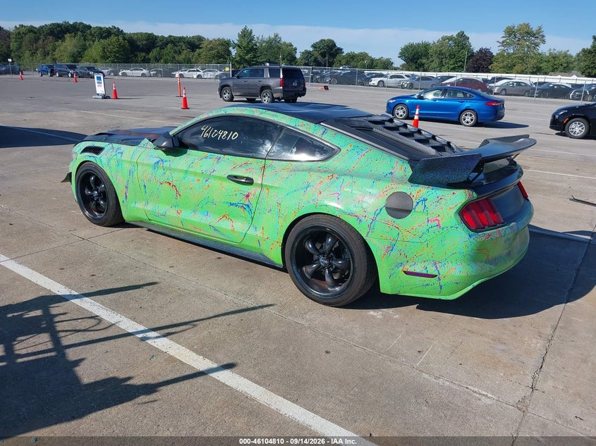 Vin: 1fa6p8thxh5329833, lot: 46604468, ford mustang ecoboost 20173