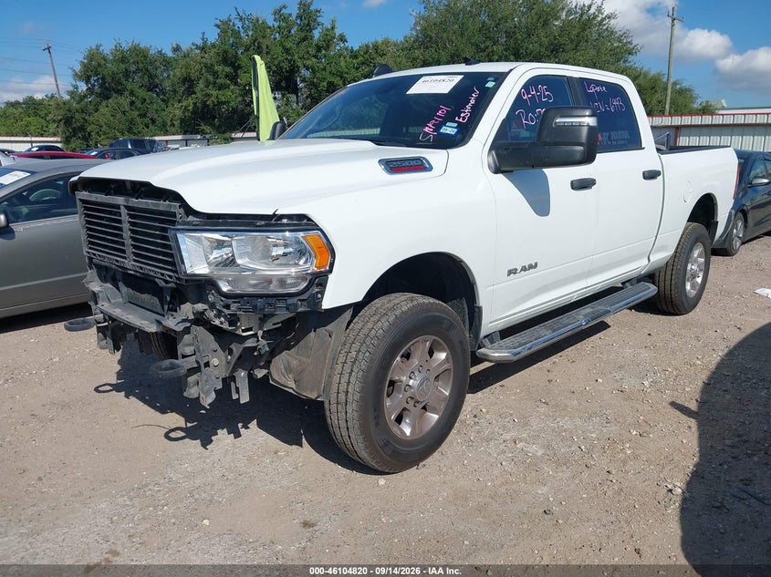 Vin: 3c6ur5dj3rg336443, lot: 46604478, ram 2500 big horn  4x4 6'4 box 20242