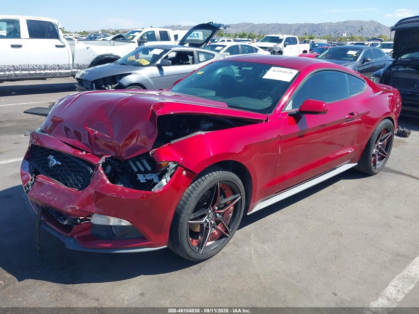 Vin: 1fa6p8th1f5330138, lot: 46604496, ford mustang ecoboost 20152