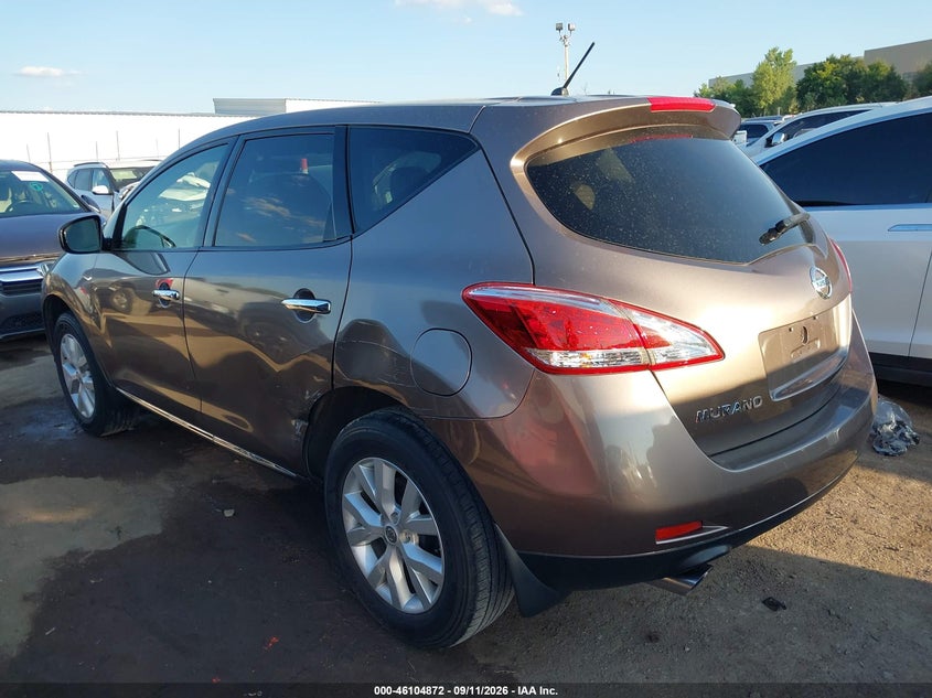 Vin: jn8az1mu6cw101871, lot: 46604530, nissan murano s 20123