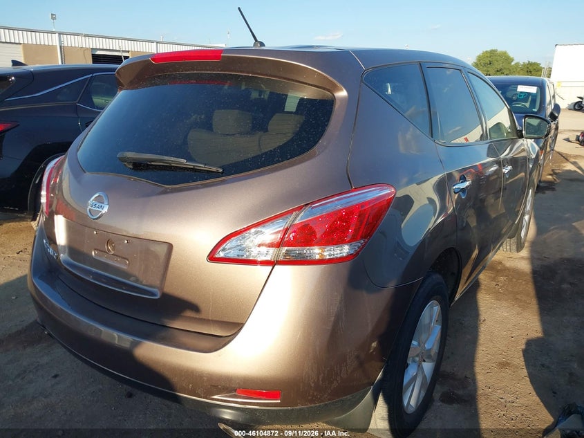 Vin: jn8az1mu6cw101871, lot: 46604530, nissan murano s 20124