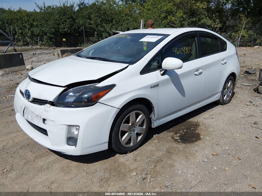 Vin: jtdkn3du1b0277784, lot: 46604563, toyota prius two 20112